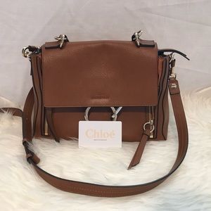 CHLOÉ FAYE LEATHER DAY BAG